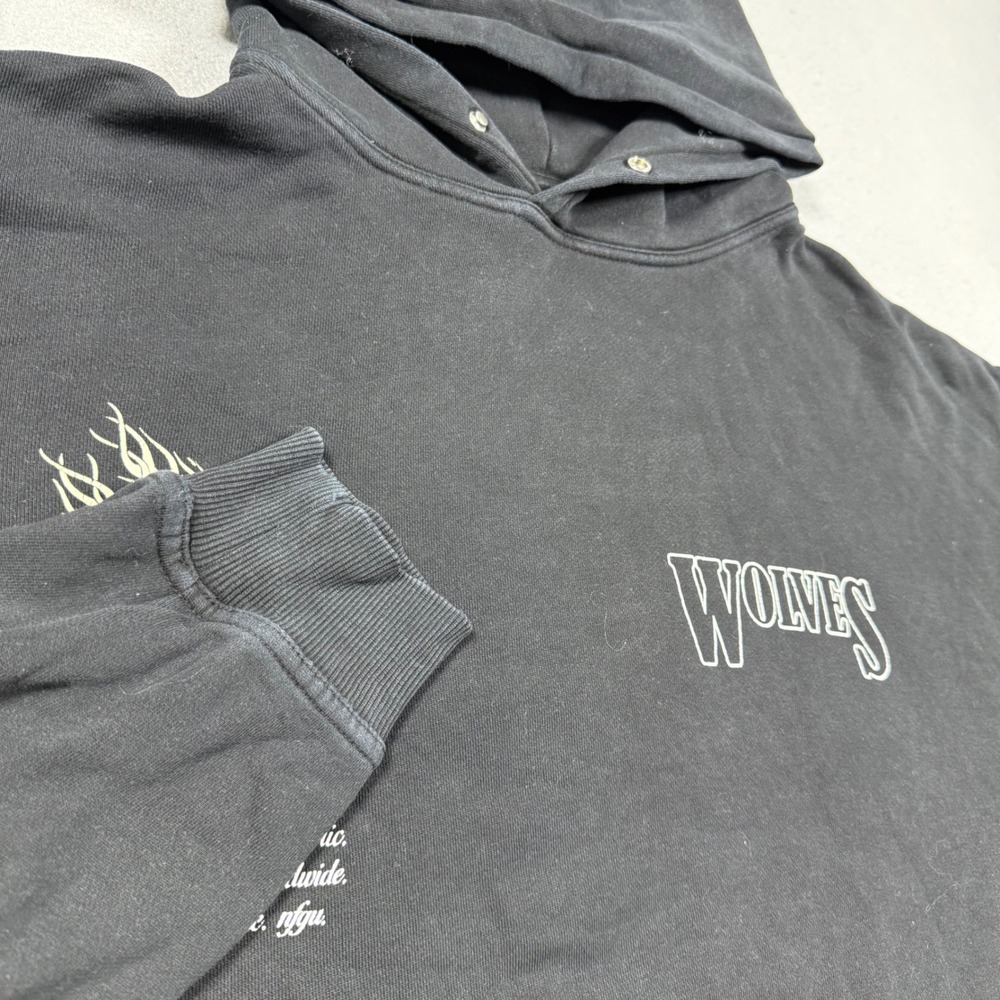 Darc Sport Wolves Club Hoodie Black Premium Vintage Collection XL Pullover